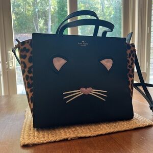 Kate Spade Leopard Cat Purse